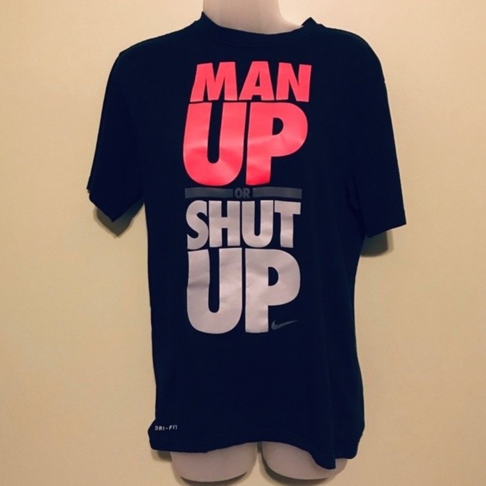 Nike Man Up Graphic Tee, Size Medium